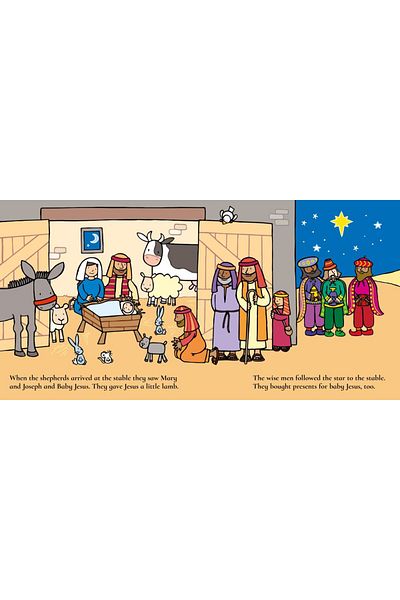 Usborne Children's book, Usborne, Touchy-feely The Nativity, 1+ years