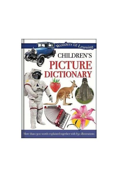 North Parade Publishing Children's Picture Dictionary - 48pp Omni/padded/foil