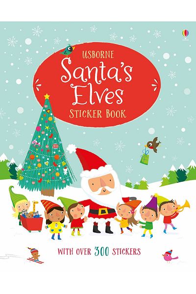 Usborne Children's Book - Santa's Elves Sticker Book