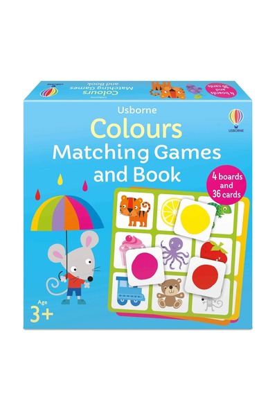 Usborne Carte pentru copii - Colours Matching Games and Book