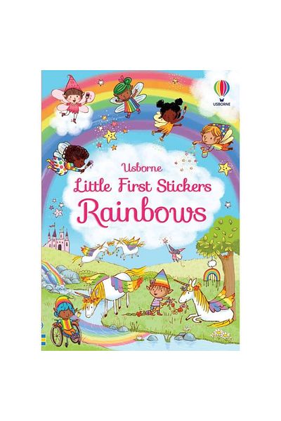 Usborne Rainbow Children's Book - Little First Stickers Rainbows