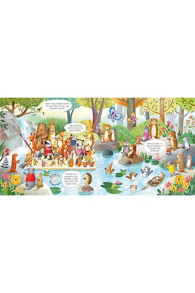 Usborne The Animal Orchestra Plays Mozart – Musical Book - Mozart's Music