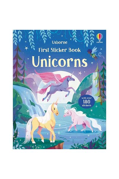 Usborne Children's book - First Sticker Book Unicorns