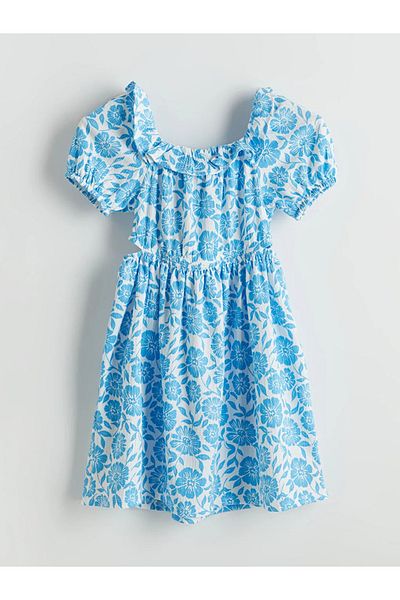 LC Waikiki LCW Kids Weißes Blumenmädchenkleid
