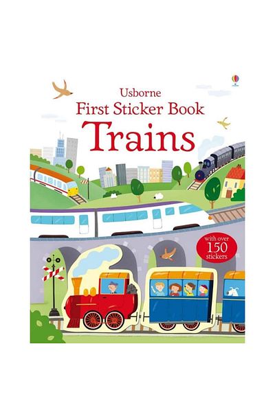 Usborne Sticker Book - First Sticker Book Trains
