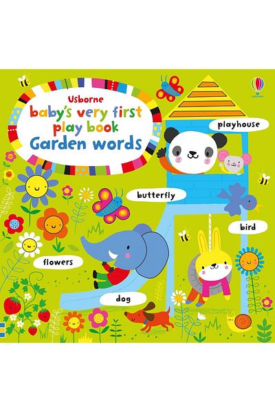 Usborne Carte Senzoriala – Baby's Very First Playbook Garden Words