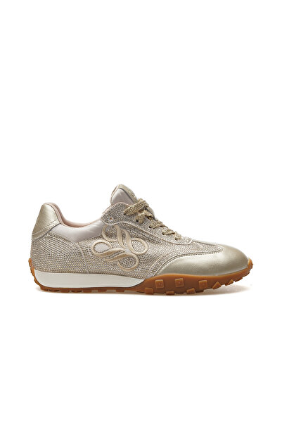 Guja Pantofi casual pentru femei, cu detalii în piatră, 25 ani 25y318 Z Gold