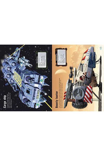 Usborne Carte Cu Stickere - Build Your Own Spaceships Sticker Book