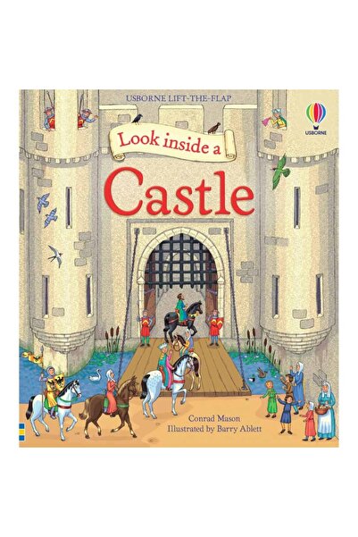 Usborne Carte pentru copii - LOOK INSIDE A CASTLE