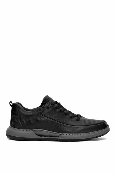 MARCOMEN Men's Brother Clothes Clothes Afiyi Black Genuine Leather Shoes