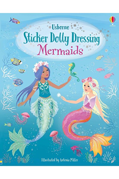 Usborne Carte cu stickere - Sticker Dolly Dressing Mermaids