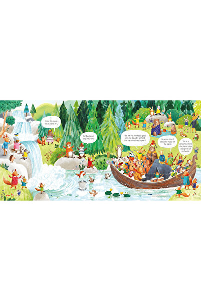 Usborne The Animal Orchestra Plays Beethoven – Carte cu sunete de Beethoven