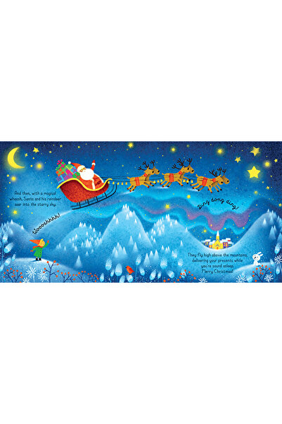 Usborne Carte cu sunete de Mos Craciun - Santa Sound Book