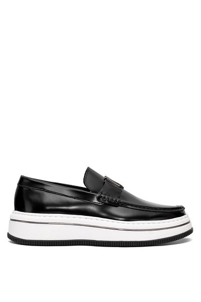 MARCOMEN 152-21108 Men's Genuine Leather Casual Shoes Black