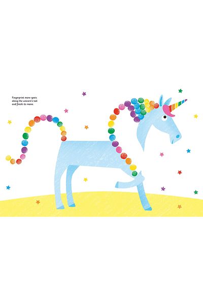 Usborne Fingerprint Activities Unicorns and Fairies – Finger Coloring Book