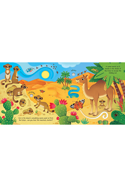 Usborne Cartea cu sunete a animalelor sălbatice