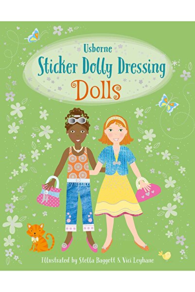 Usborne Carte cu stickere - Sticker Dolly Dressing Dolls