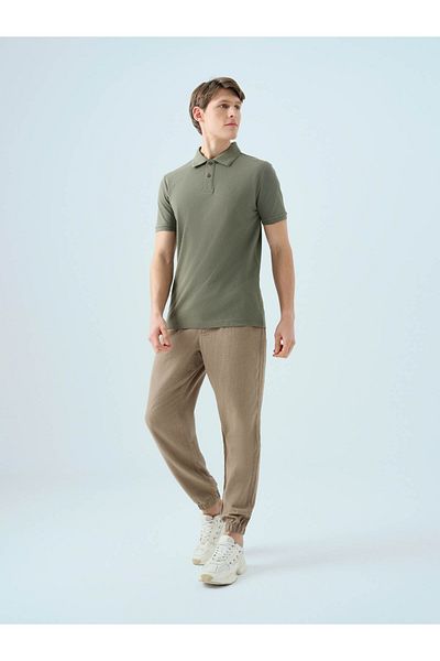 Loft Regular Fit Polo Dark Khaki Men's T-Shirt Lf 2035136