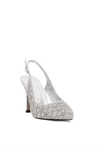 Beety 25By223.1001T Women's Classic Heeled Shoes Silver