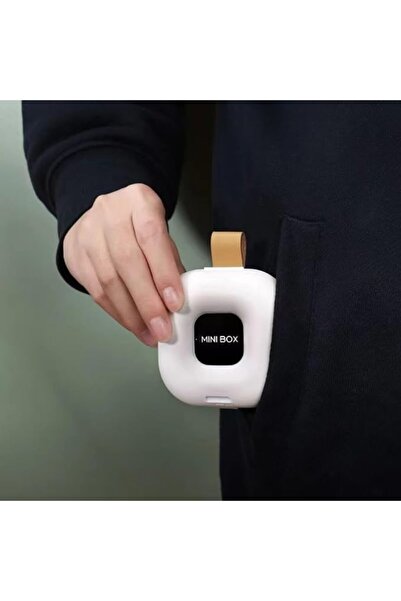 Flippy Flippy Medicine Storage Box, 4 Compartments, Portable, Square, White, PP, 7.6x2.9x7.8 cm