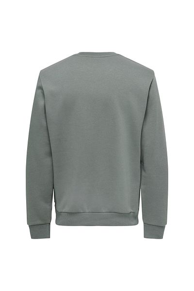Only & Sons Onsceres Crew Neck Grey Slide