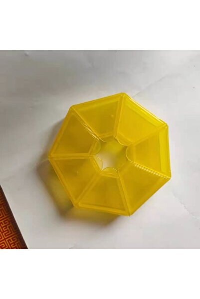 Flippy Cutie separator medicamente cu zilele saptamanii, Flippy, Plastic, 7 compartimente, Galben