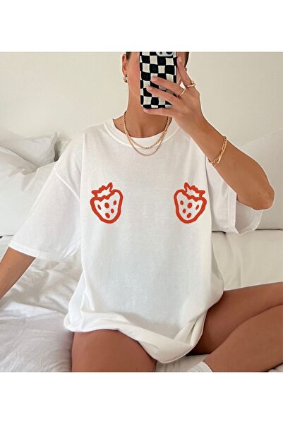 Jose Clothing Tricou imprimat cu mânecă scurtă cu croială supradimensionată