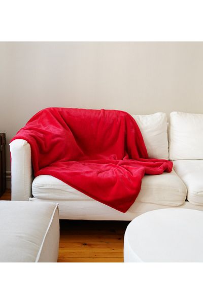 sevaradekor Plush Blanket Tv Blanket Double Sided Plush Blanket Single Blanket