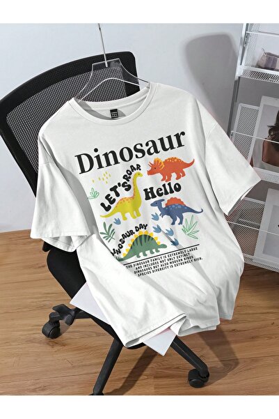 Jose Clothing Tricou imprimat cu mânecă scurtă cu croială supradimensionată