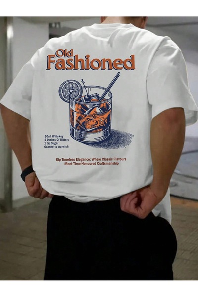 Jose Clothing Tricou imprimat cu mânecă scurtă cu croială supradimensionată