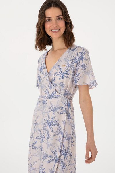U.S. Polo Assn. Rochie albastră țesută pentru femei TEKSPOR216660.5