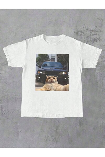 Jose Clothing تي شيرت مطبوع بأكمام قصيرة وقصة كبيرة الحجم