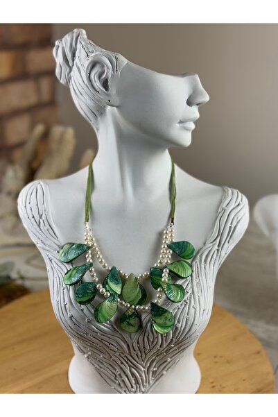 SEDEF TAKI Sedef taşlı kolye