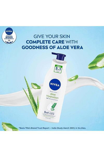 NIVEA NIVEA 5 in 1 Moisture Aloe Vera Body Lotion - 400 ml