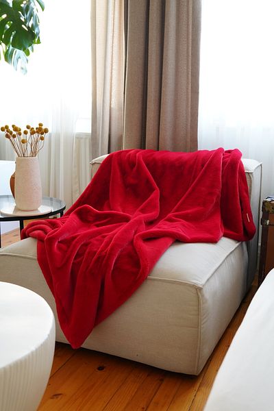 sevaradekor Plush Blanket Tv Blanket Double Sided Plush Blanket Single Blanket