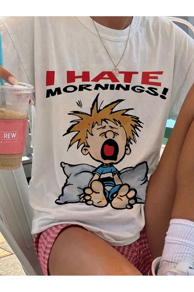 Bengi Clothing Футболка з принтом оверсайз з коротким рукавом