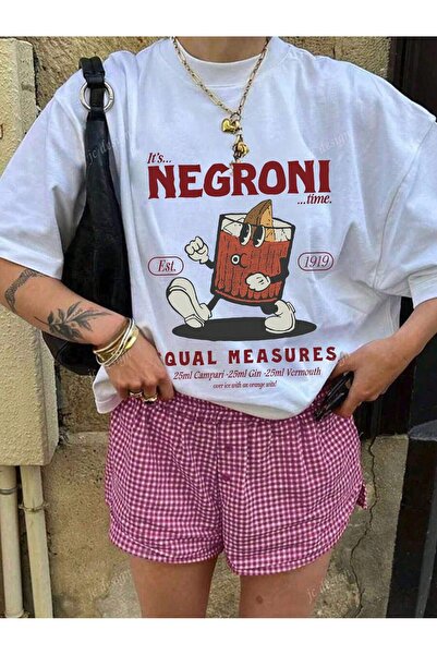 Jose Clothing Tricou imprimat cu mânecă scurtă cu croială supradimensionată