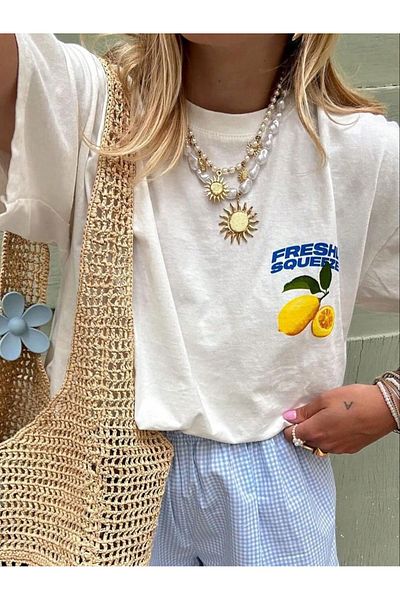 Jose Clothing Μπλουζάκι με κοντό μανίκι με στάμπα