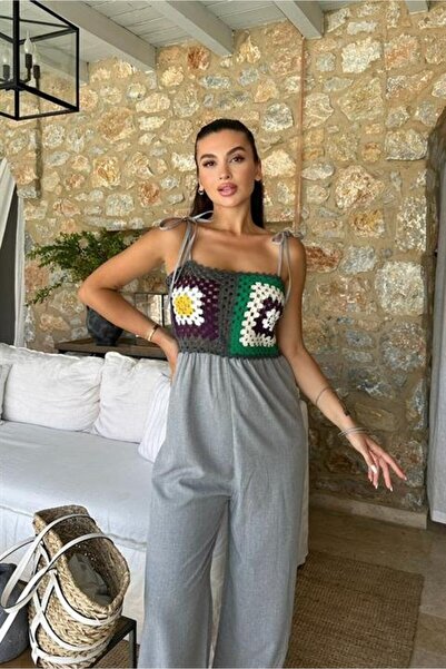 Bijuterria Jasmin Linen Jumpsuit with Drain 128008