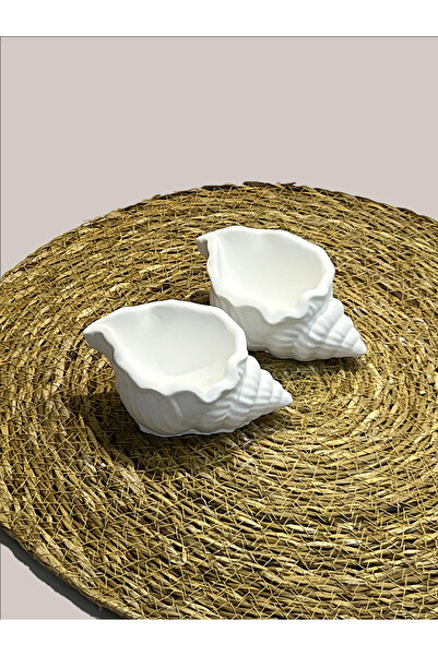 VANTES Seashell Candle Holder / Organizer / Display / Keychain - 2 Pieces