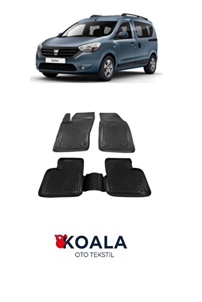 KoalaOtoTekstil Dacia Dokker Havuzlu Paspas 2013-sonrası