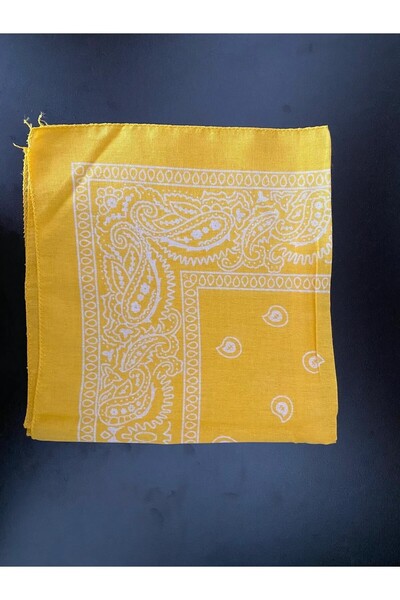 LUXERRA Crvena bandana sa etničkim uzorkom