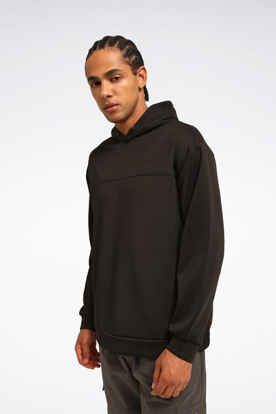 Reebok RONSE HOODIE Siyah Erkek Sweatshirt