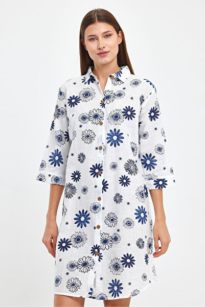 TCT TEKSTİL ΤΟΥΝΙΚ ΜΕ ΣΧΕΔΙΑ ΜΕ ΤΡΙΑΝΤΑΠΟΙΚΟ ΜΑΝΙΚΙ - ΠΛΗΡΕΣ ΚΟΥΜΠΙΑ - ΤΟΥΝΙΚ ΜΕ ΣΑΝΤΟΥΚ - 1550