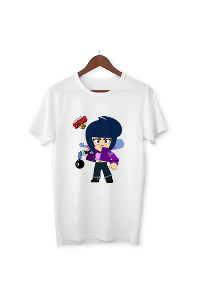 ALPŞAN TİCARET Brawl Stars Bibi T-shirt Παιδικό Λευκό μπλουζάκι για ενήλικες ...