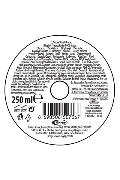 Arko Nem Intensive Care Cream Almond Milk 2X250 ml