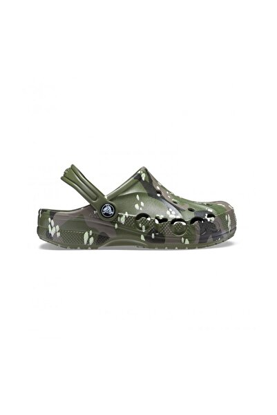 Crocs Kids Army Green Çocuk Terlik Baya Printed Clog K