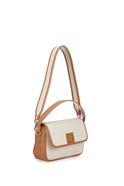 Pierre Cardin Beige Damen-Umhängetasche