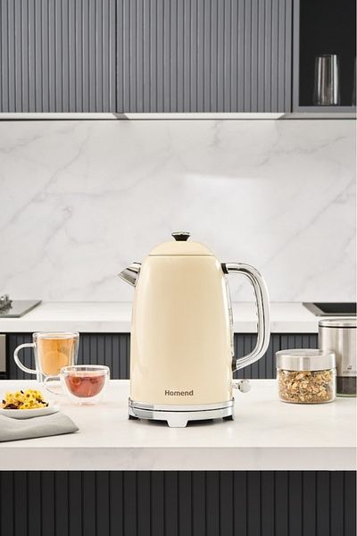 HOMEND Vintage Heatrow 1627H Kettle Kettle Cream
