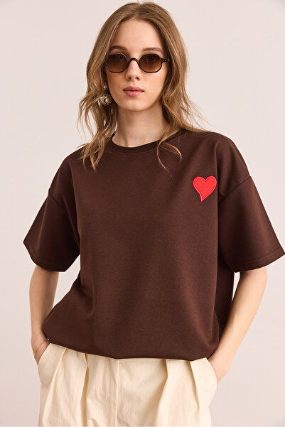 Olalook Dámské tričko Heart Pain Rope - Neexistuje žádné ležérní srdce 2 Rope TSH- 19000870